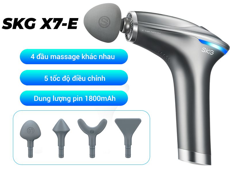 	Máy massage Gun SKG X7-E